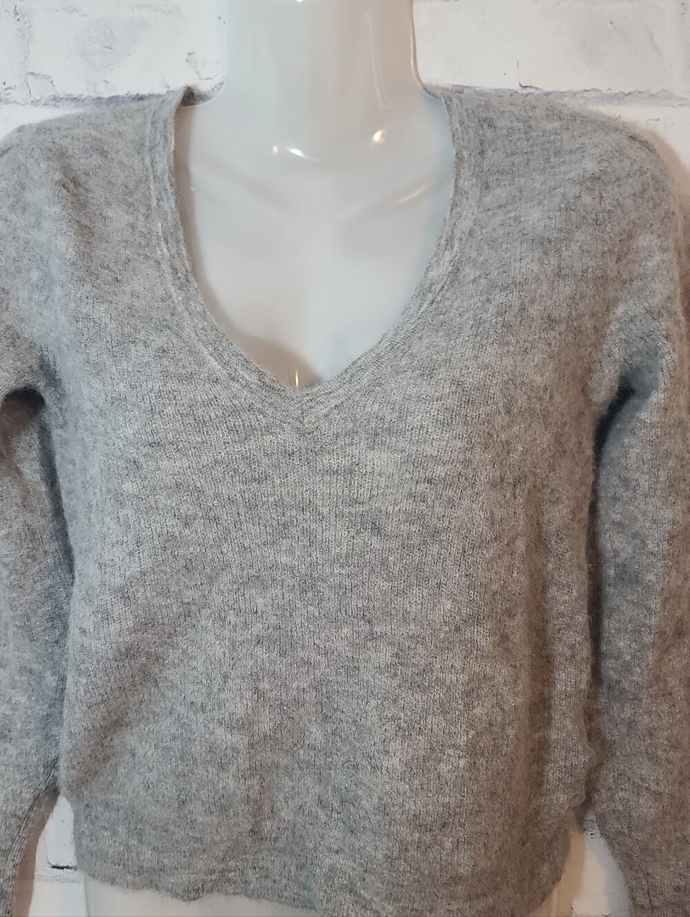 Madewell Alpaca Blend Cropped Sweater Med - Picture 3 of 5
